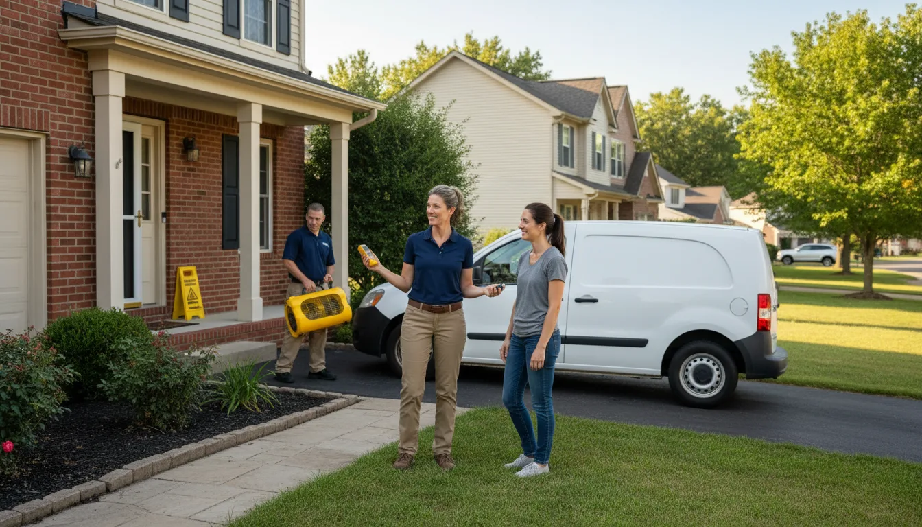 Water restoration image for Dehumidification And Cleanup Services in Rocheport, MO
